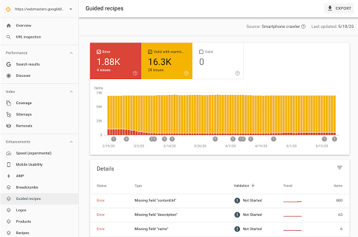 Core Web Vitals CLS Screenshot แบบ Search Console