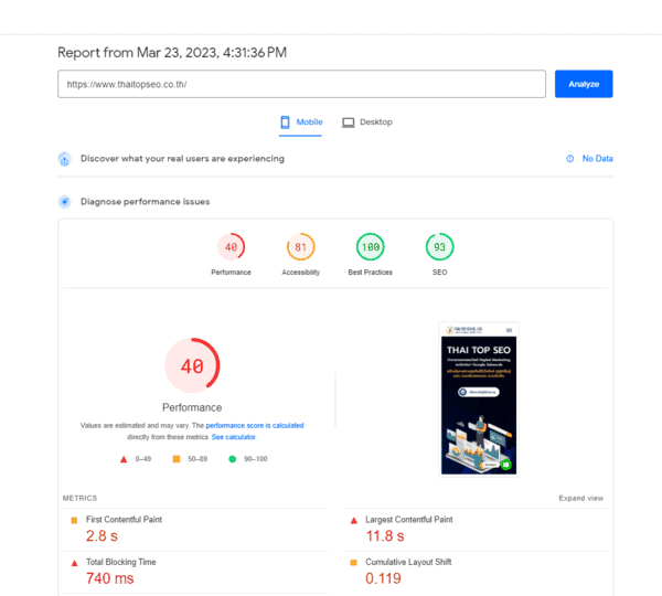 Google PageSpeed Insights