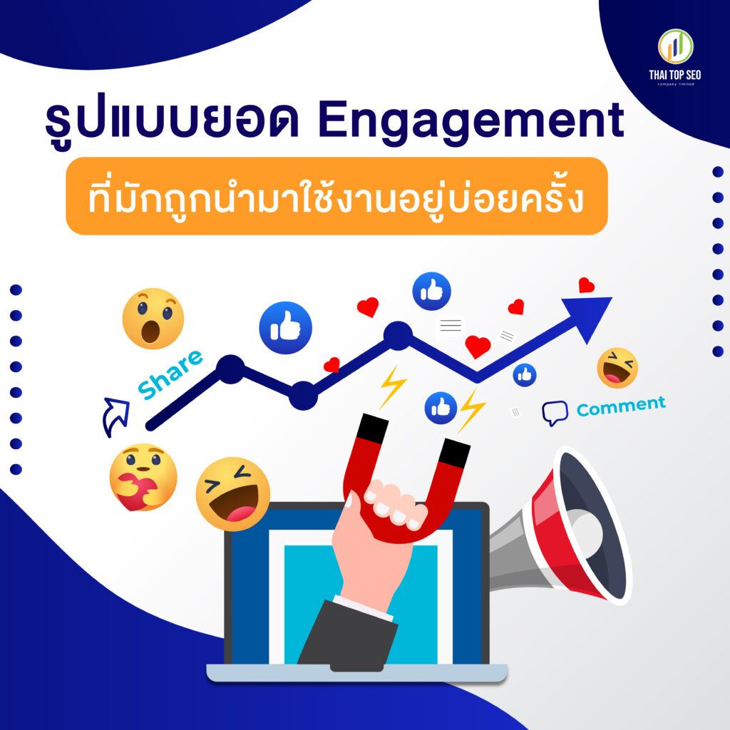 รูปแบบยอด Engagement