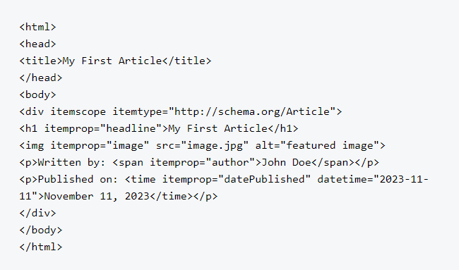 Microdata
