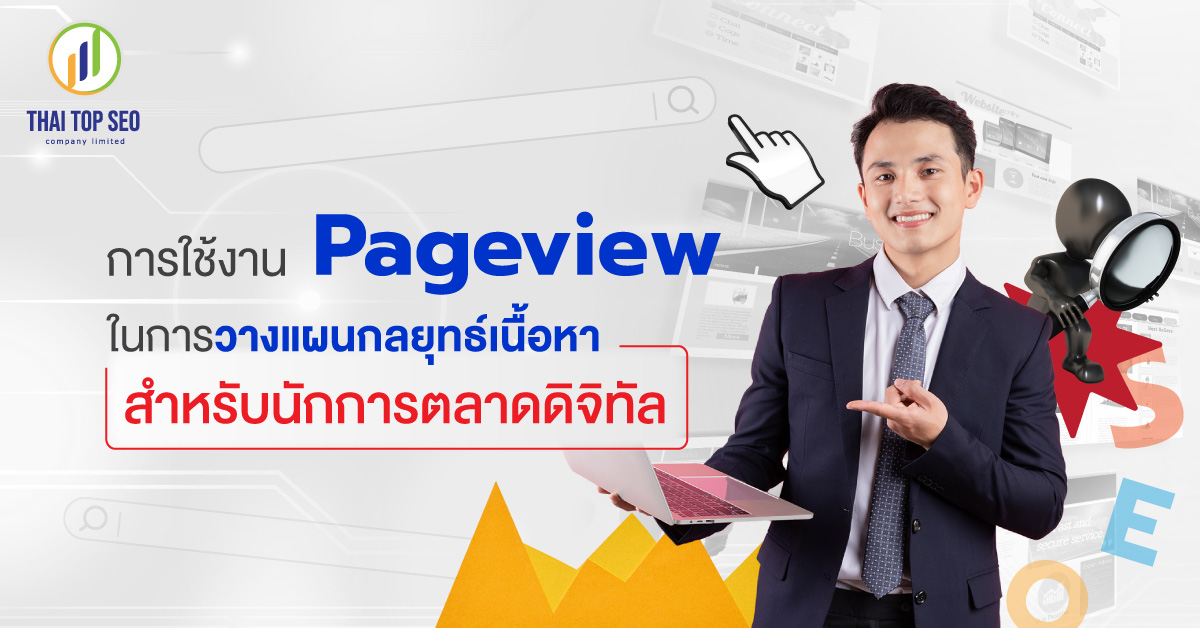 การใช้งาน Pageview สำหรับวางแผนกลยุทธ์เนื้อหา