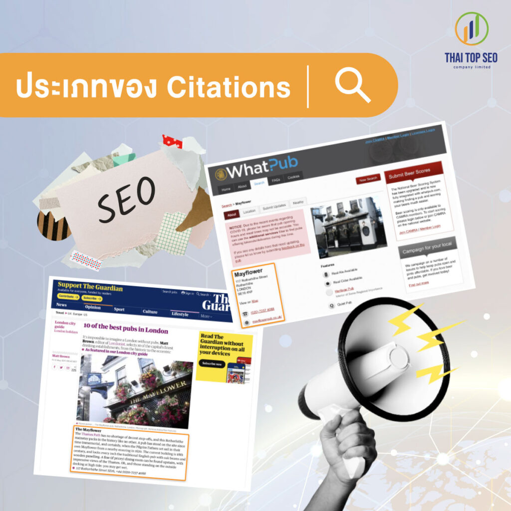 ประเภทของ Citations